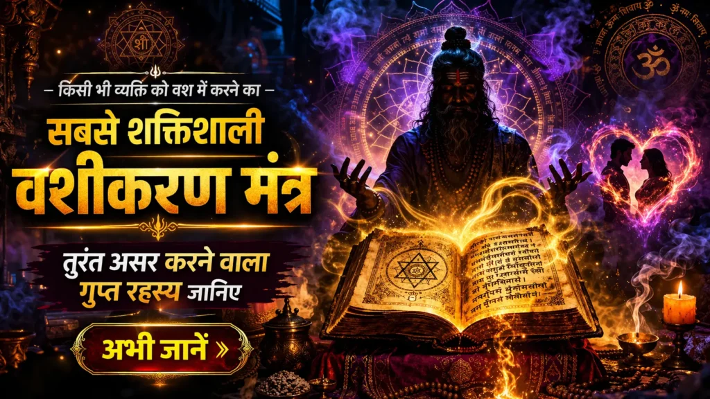 सबसे शक्तिशाली वशीकरण मंत्र बताइए