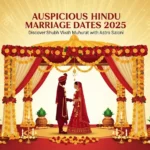 Auspicious Hindu Marriage Dates in 2025