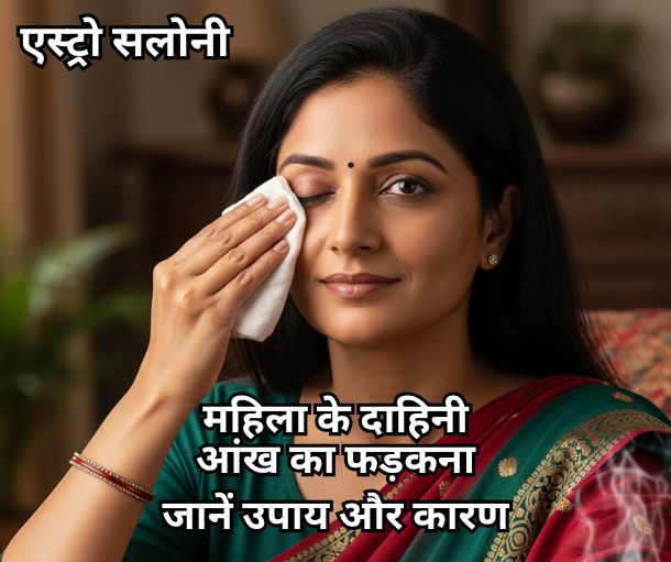 दाहिनी आंख का फड़कना महिला उपाय और घरेलू उपचार