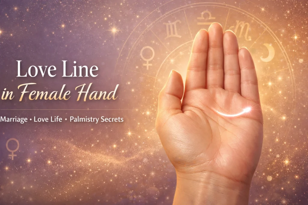 Love Line in Female Hand
