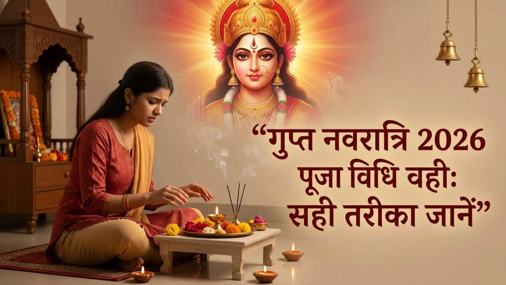गुप्त नवरात्रि 2026 पूजा विधि