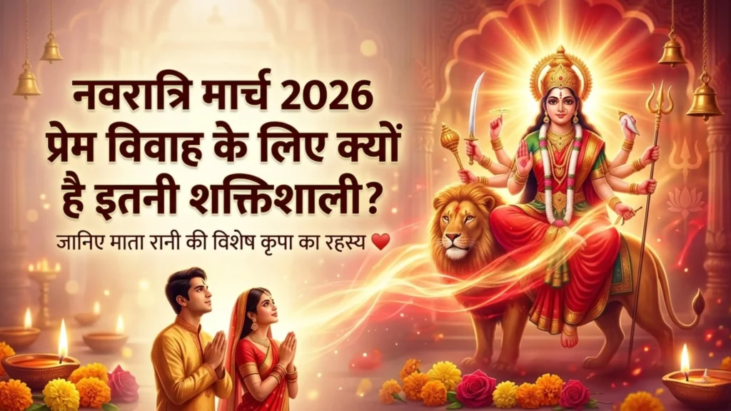 नवरात्रि मार्च 2026 प्रेम विवाह के लिए क्यों है इतनी शक्तिशाली