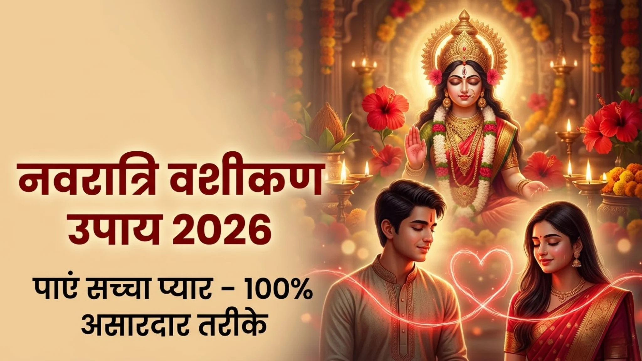नवरात्रि वशीकरण उपाय 2026 से सच्चा प्यार पाने के असरदार तरीके