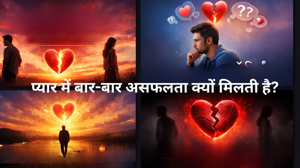प्यार में बार-बार असफलता क्यों मिलती है