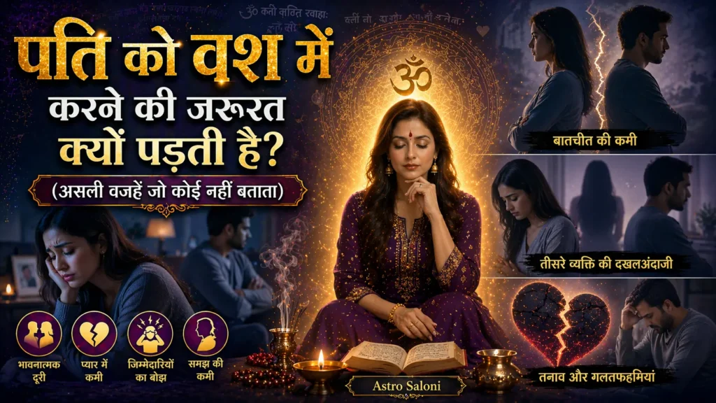 पति को वश में करने की जरूरत क्यों पड़ती है