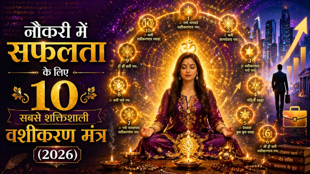 नौकरी में सफलता के लिए 10 सबसे शक्तिशाली वशीकरण मंत्र (2026)