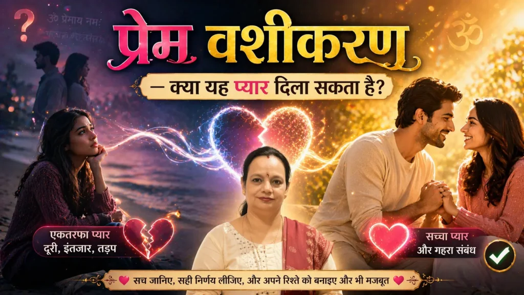 प्रेम वशीकरण — क्या यह प्यार दिला सकता है?